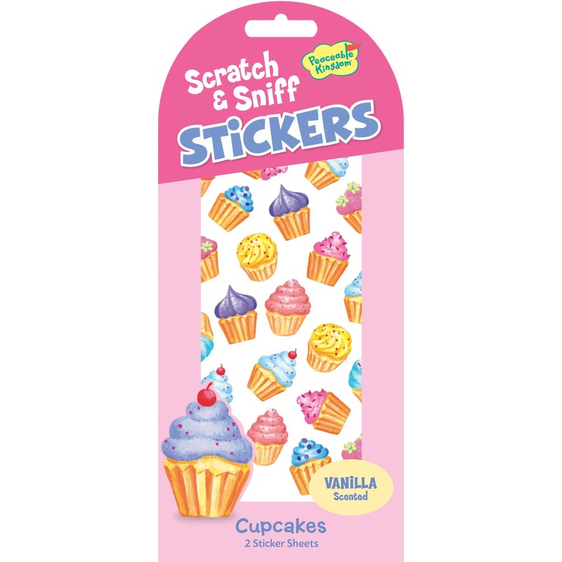Mini Stickers Vanilla Cupcakes Scratch