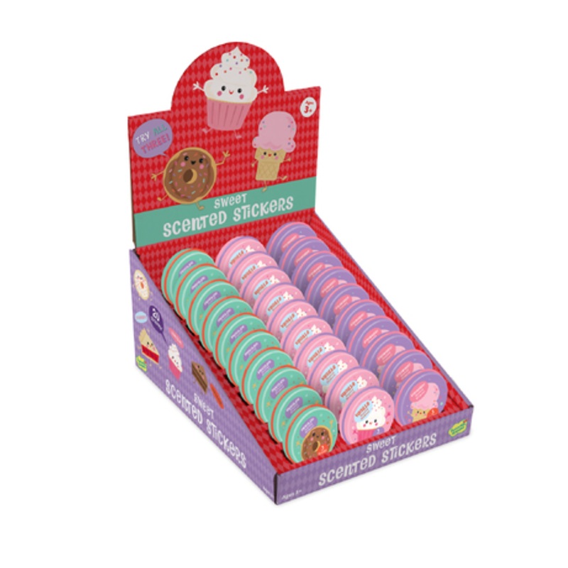 Sweet Scratch and Sniff Sticker Tin