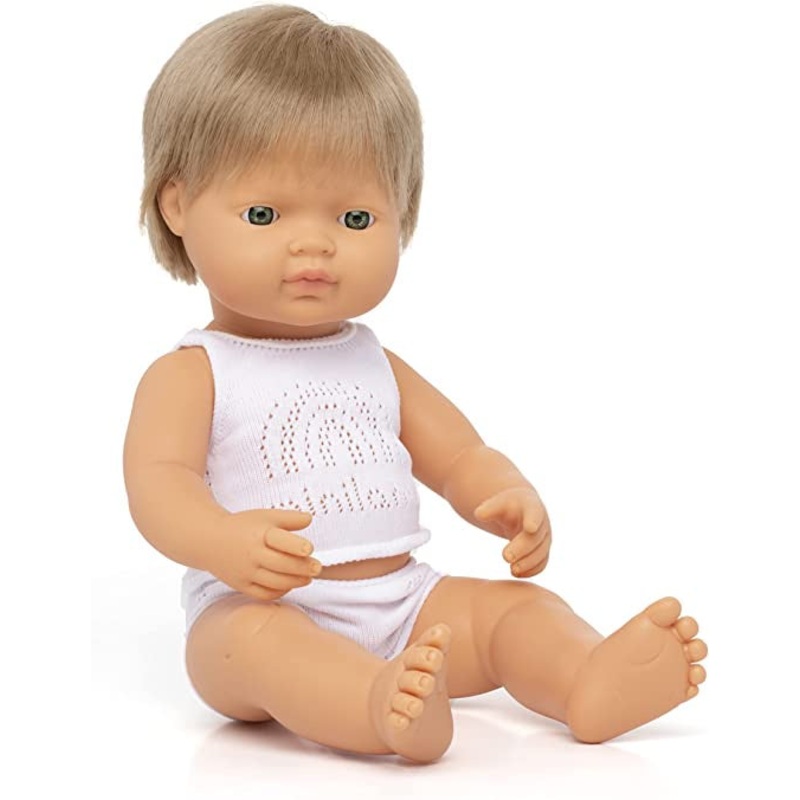 Baby Doll – Caucasian Dark Blonde Boy 38cm