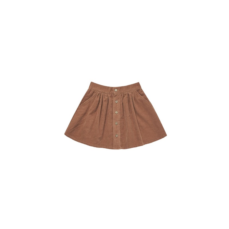 Button Front Mini Skirt || Spice