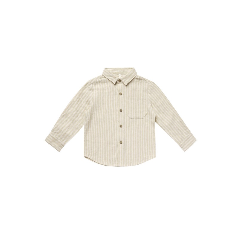 Collared Shirt || Champagne Stripe