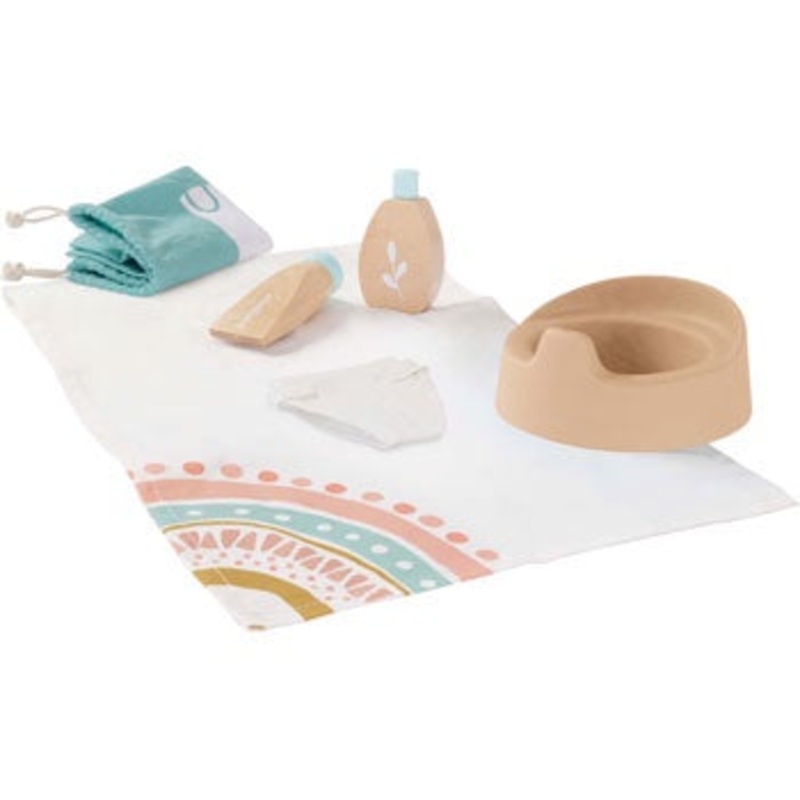 Doll Wooden Care Set