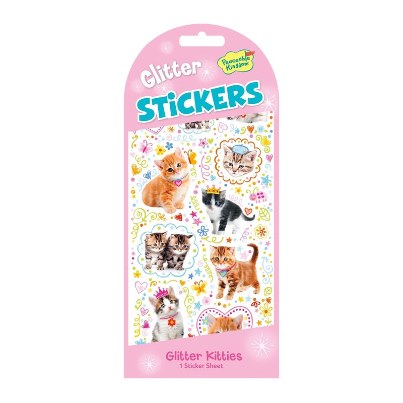 Kitties Stickers – Glitter