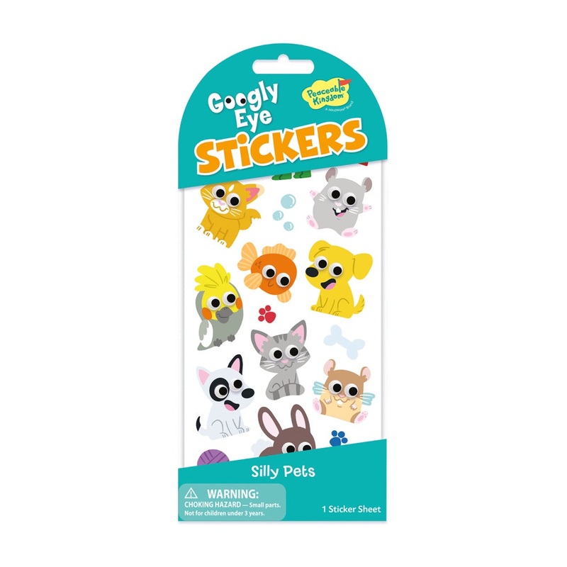 Mini Stickers Googly Eye  Silly Pets