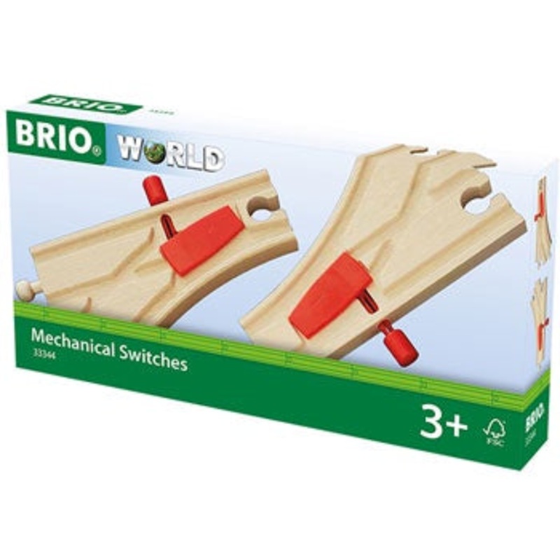 BRIO Tracks – Mechanical Switches, 2 pieces