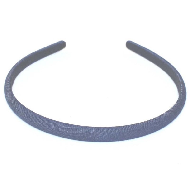 DENIM THIN SUEDE LINED ALICE BAND