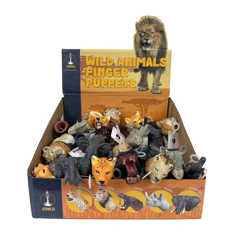Finger Puppet – Wild Animals- 50 pieces