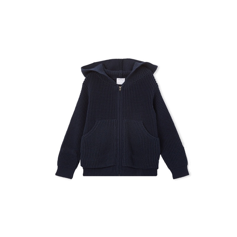 Knit Waffle Jacket