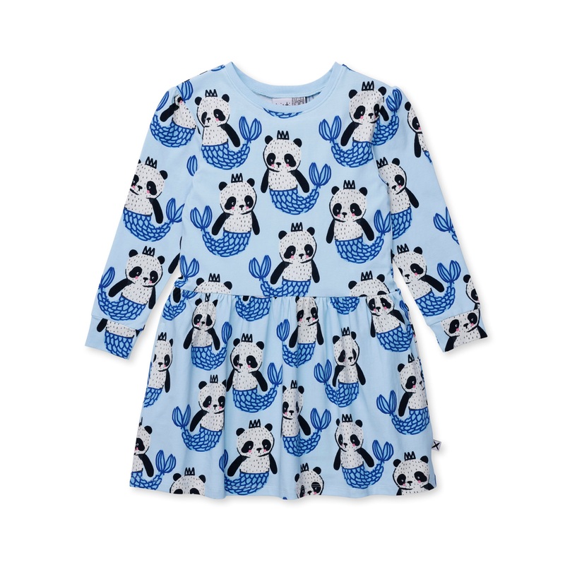 Mer-Panda Dress – Blue