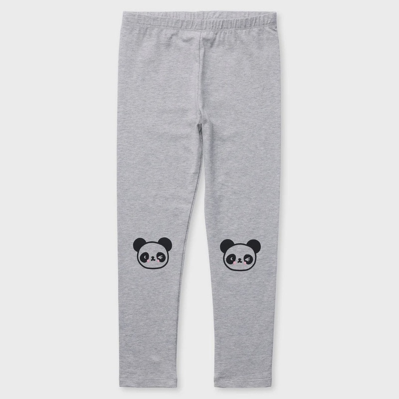 Panda Tights – Grey Marle