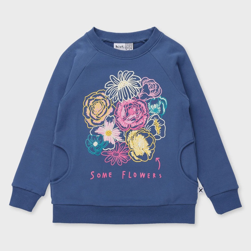 Some Flowers Furry Crew – Navy