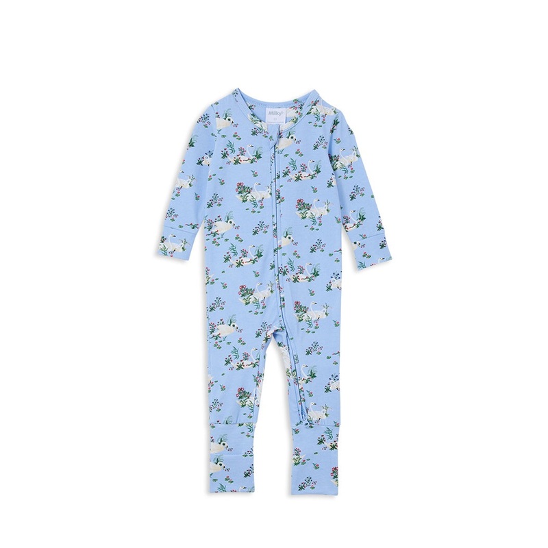 Swans Zip Romper