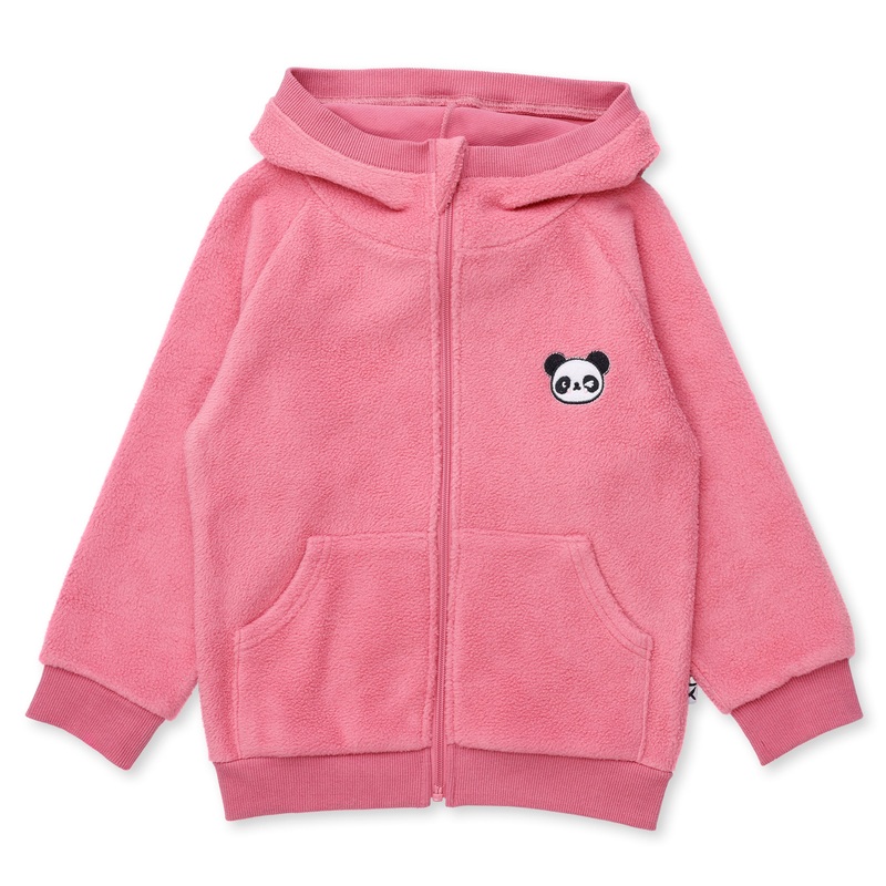 Teddy Zip Up – Bubblegum