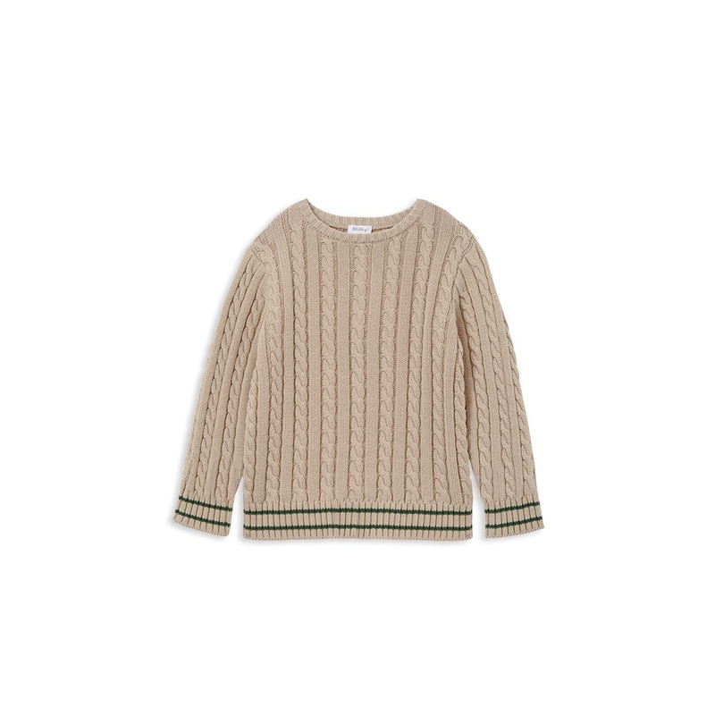 True Natural Cable Knit Jumper