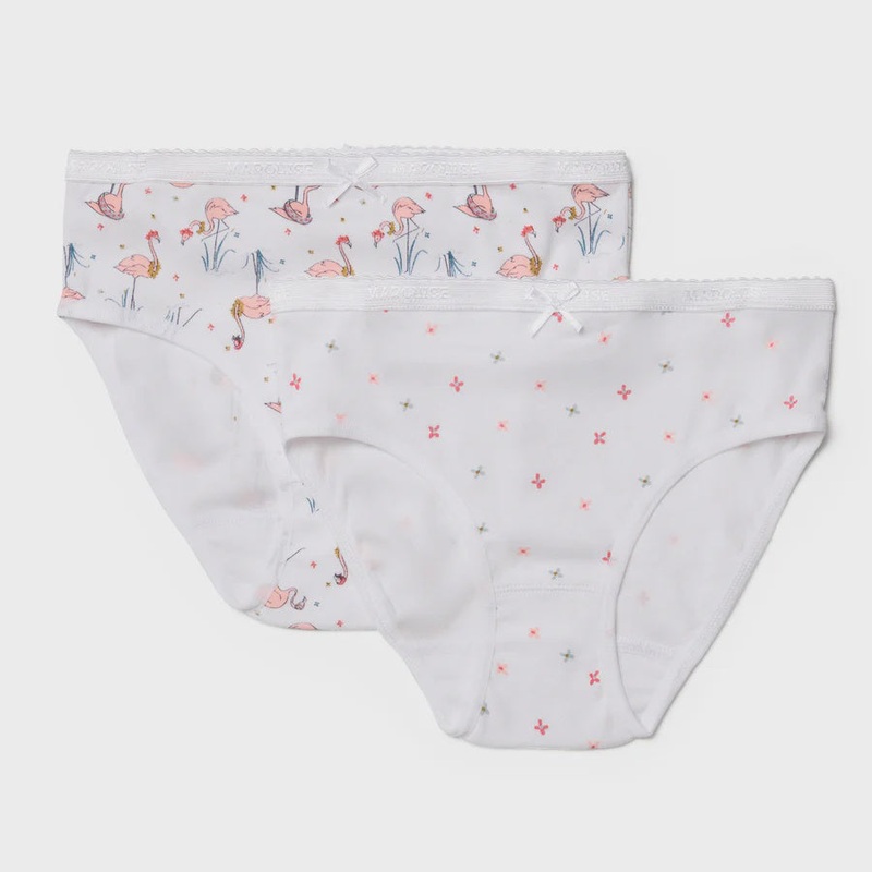 2 PK Underwear Flamingo