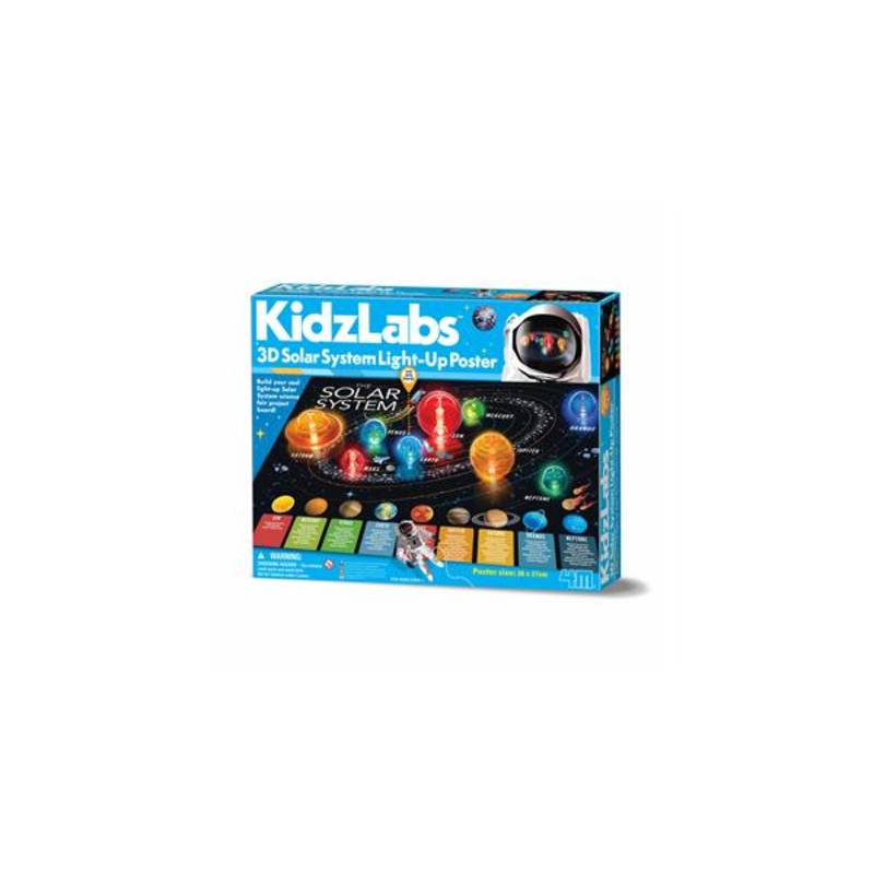 3D Solar System Light Up Poster Board