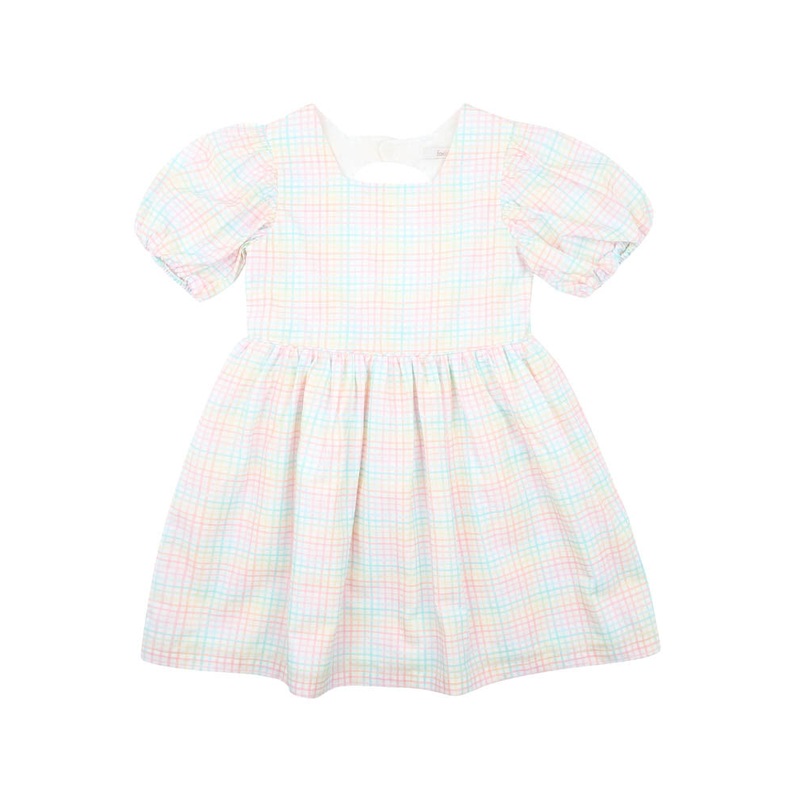 Candy Blossom Check Dress