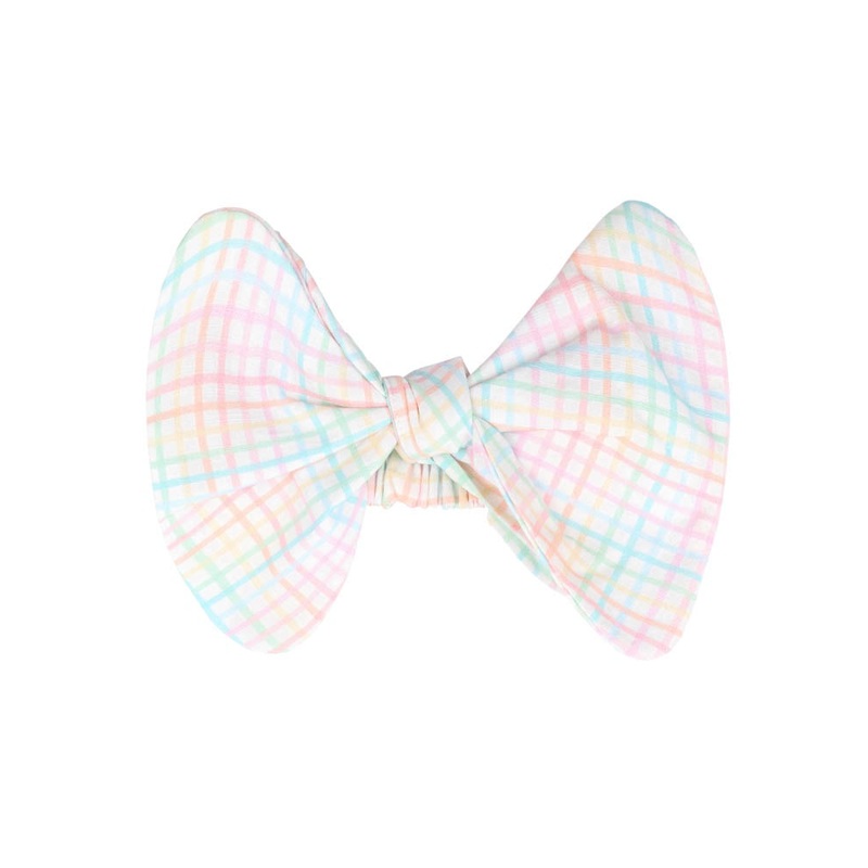 CANDY BLOSSOM CHECK HEADBAND