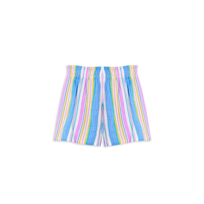 CRINKLE STRIPE SHORT