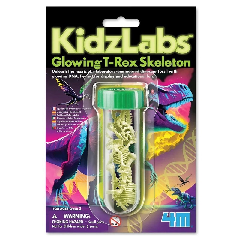 KidzLabs- Glowing T Rex Skeleton