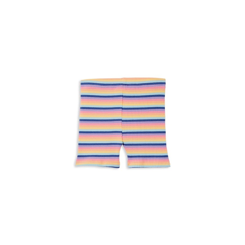 Multi Stripe Rib Bike Short