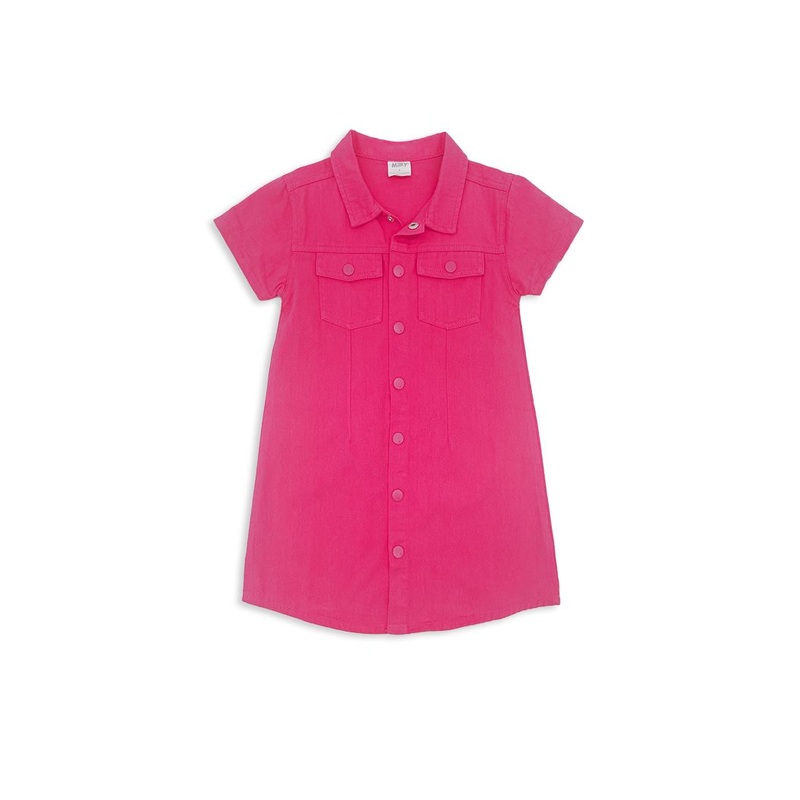 Pink Denim Dress
