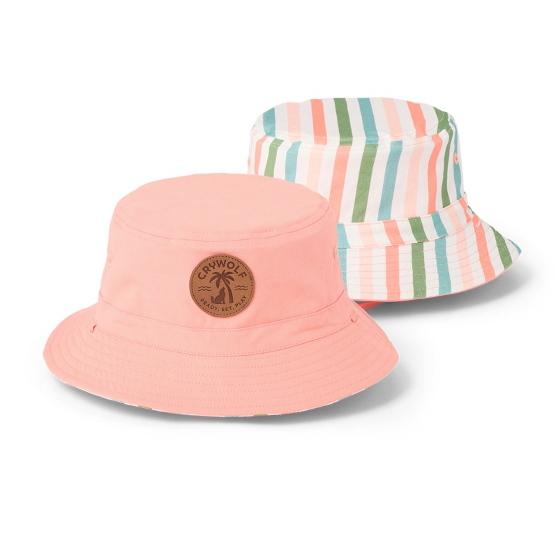 Reversible Bucket Hat – Summer Stripe