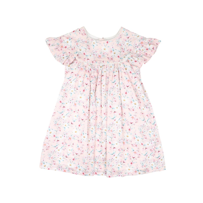 Zoe Frill  Sleeve Dress
