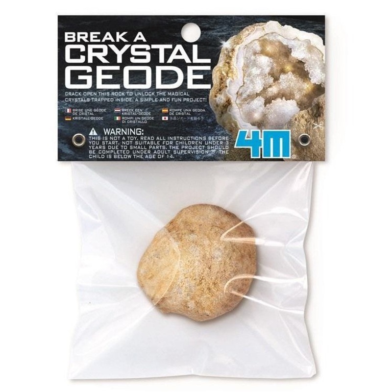 BREAK A CRYSTAL GEODE