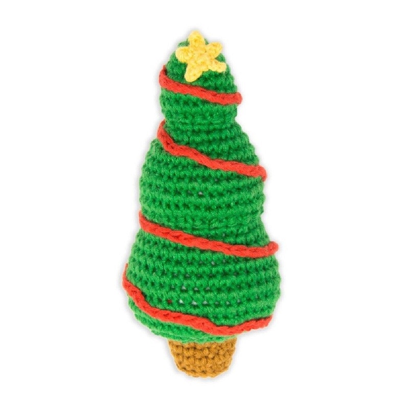 Crochet Rattle – Christmas Tree