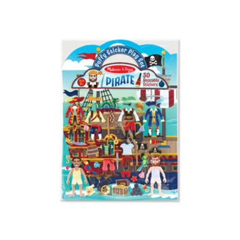 Reusable Puffy Sticker Play Set – Pirate