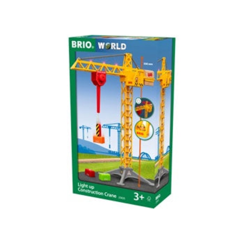 BRIO Crane – Construction Crane w Lights 5 pcs