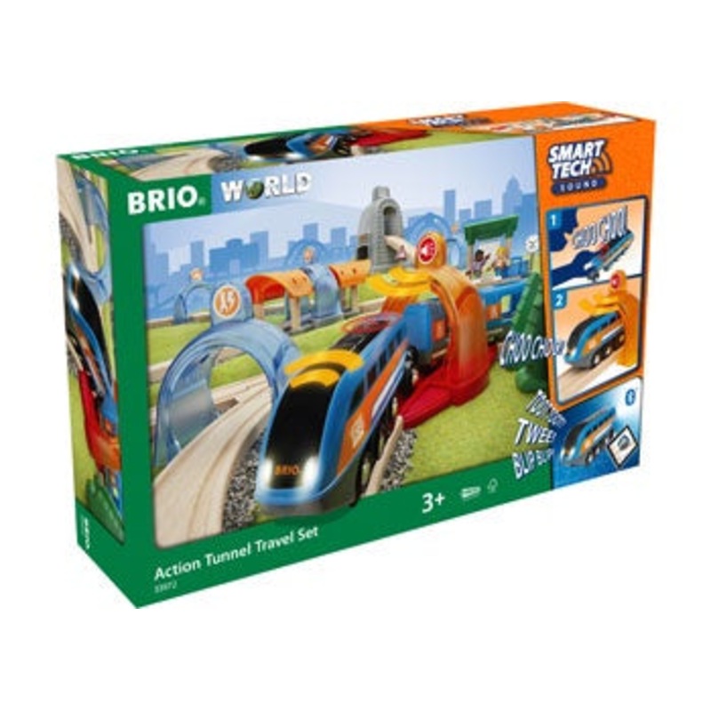 BRIO Smart Tech Sound Action Tunnel Travel Set