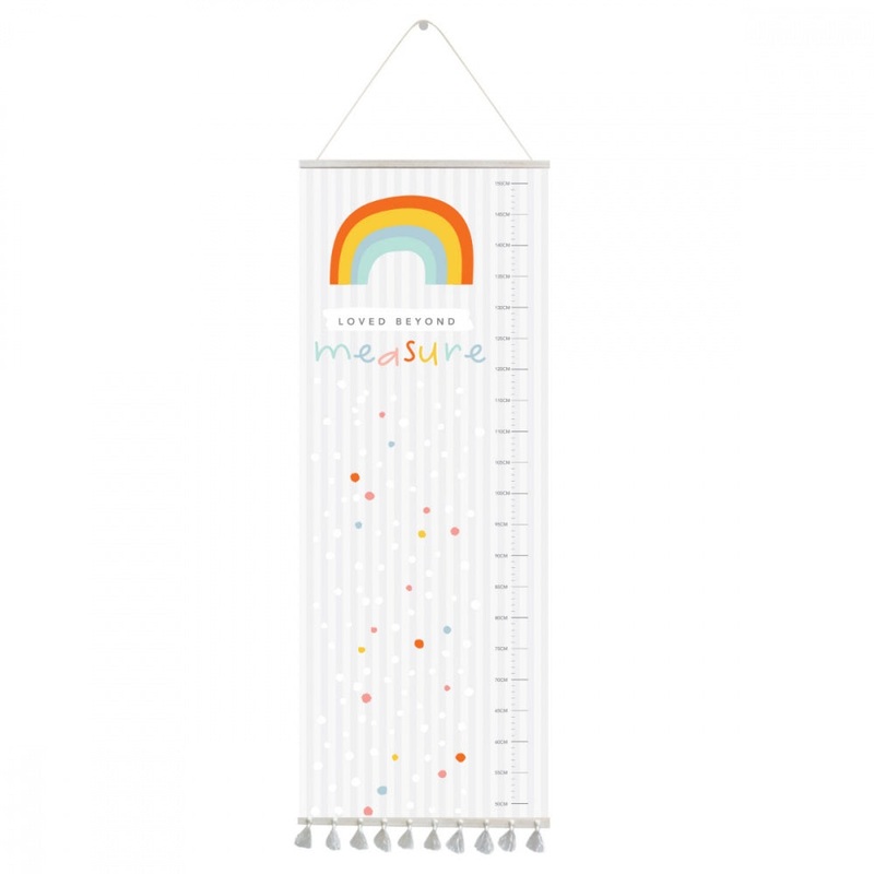Colourful Kids Rainbow Growth Chart