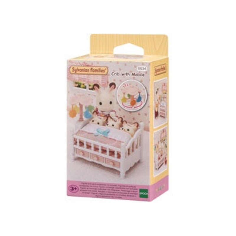 Crib with Mobile