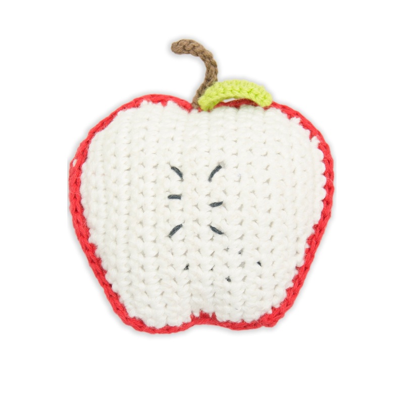 Crochet Rattle – Apple