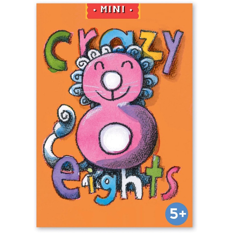 eeBoo Mini Playing Cards – Crazy 8’s