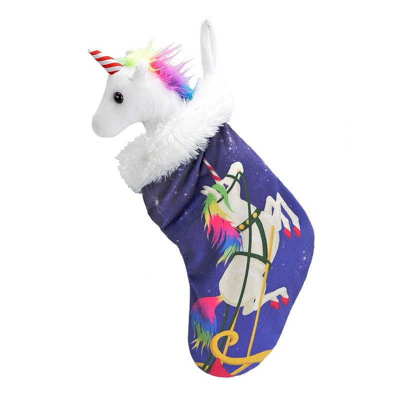 MINI CUDDLEKINS STOCKING UNICORN