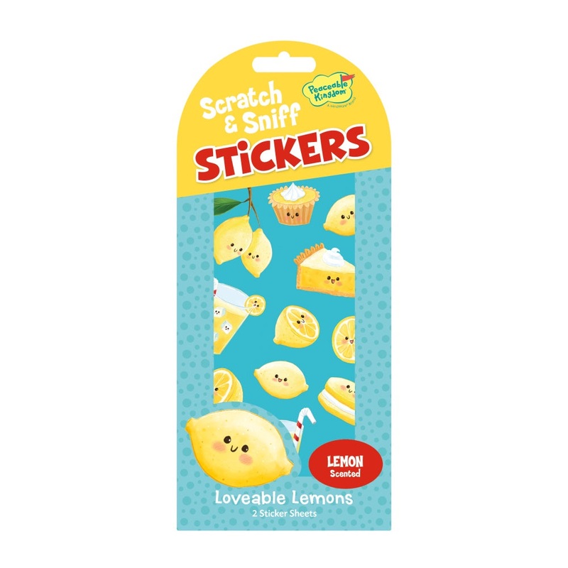 Mini Sticker Scratch and Sniff  Lemon