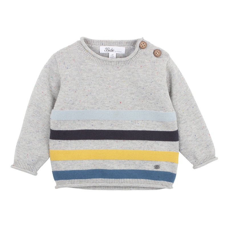 CALLUM STRIPE KNIT JUMPER – MULTI