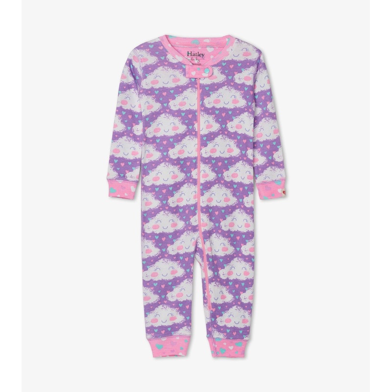 Cheerful Clouds Organic Cotton Coverall