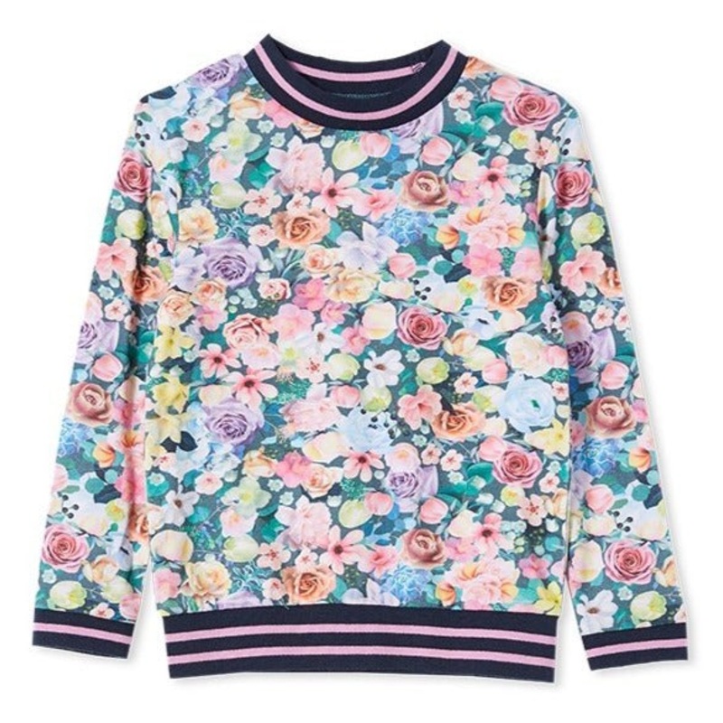ROSE GARDEN SWEAT – BALSAM GREEN