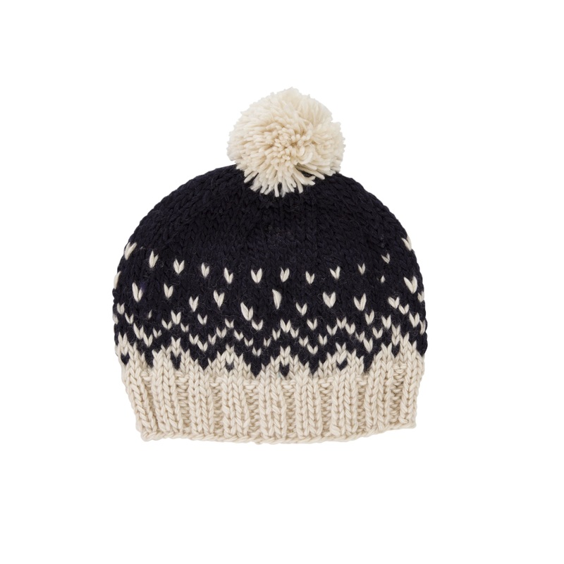 Snowflake Beanie Navy