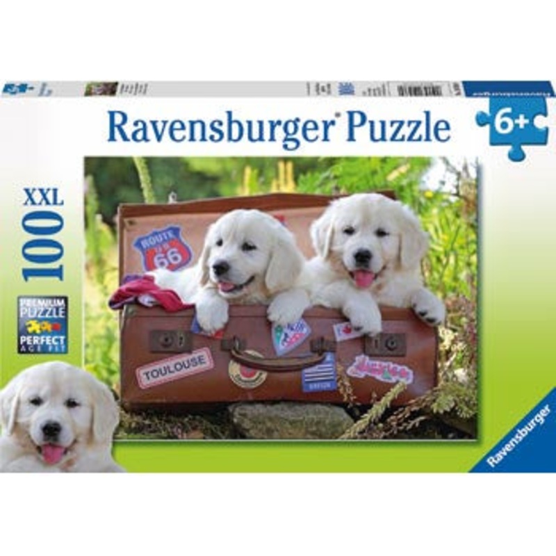 Travelling Puppies Puzzle 100 pieces