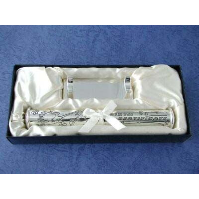 BIRTH CERTIFICATE HOLDER WITH STAND