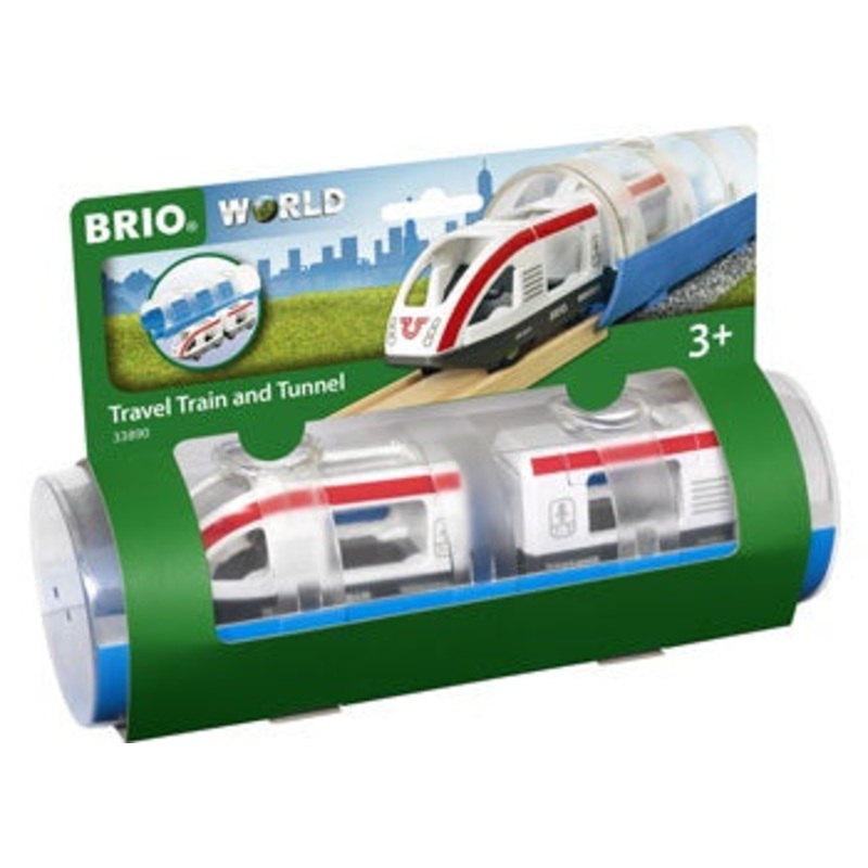 BRIO Train – Travel Train and Tunnel, 3 pieces