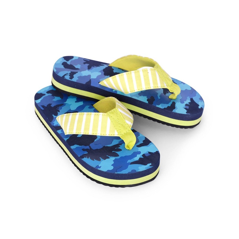 Dino Camo Flip Flops