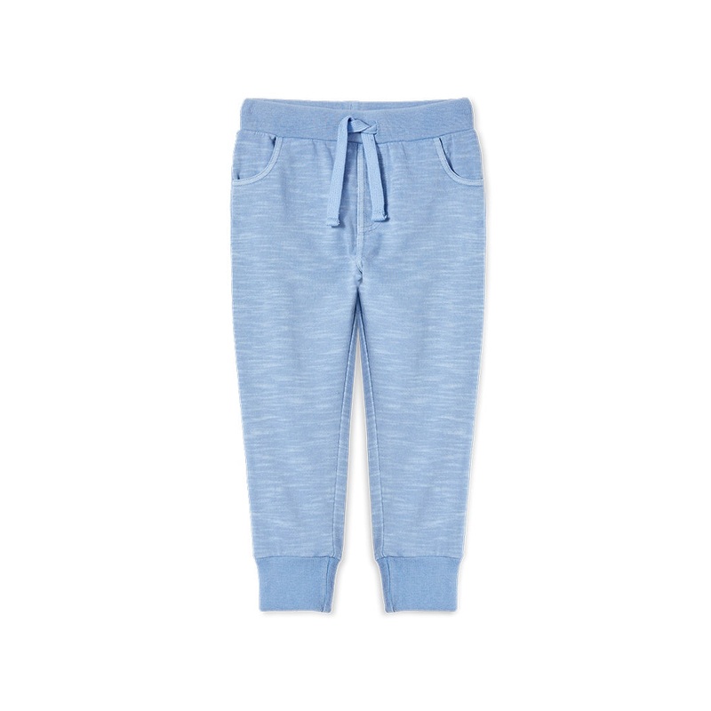 GARMENT DYE TRACK PANTS POWDER BLUE