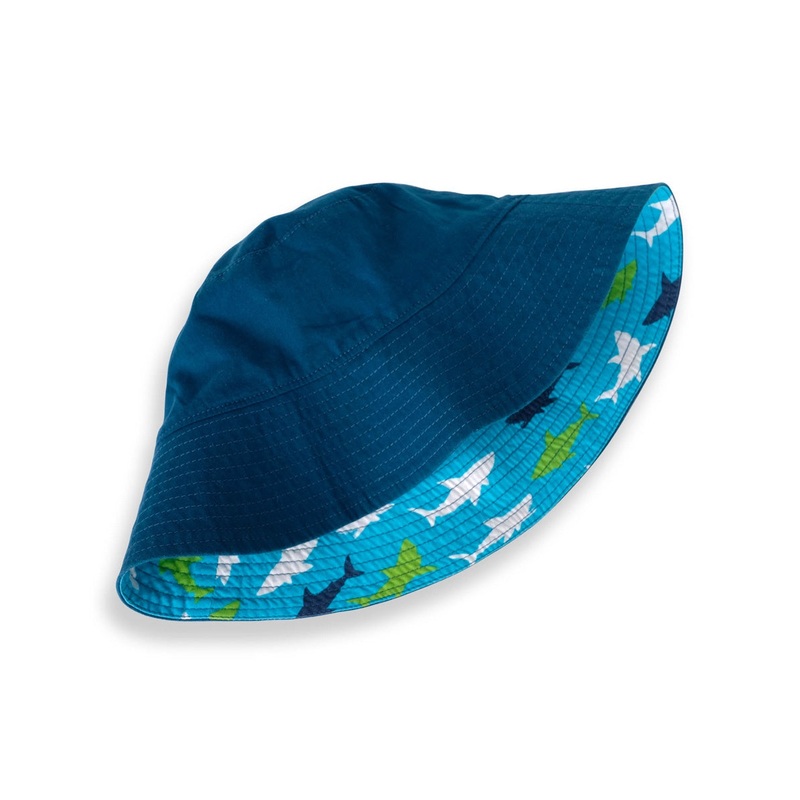 Great White Sharks Reversible Sun Hat