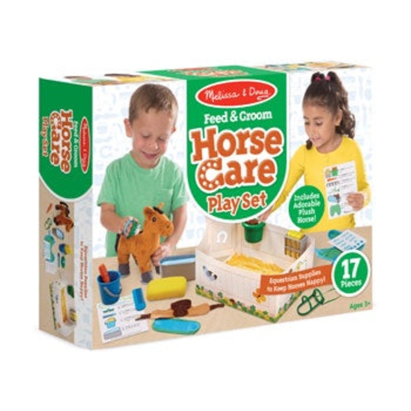 M&D – Feed & Groom Horse Care Play Set